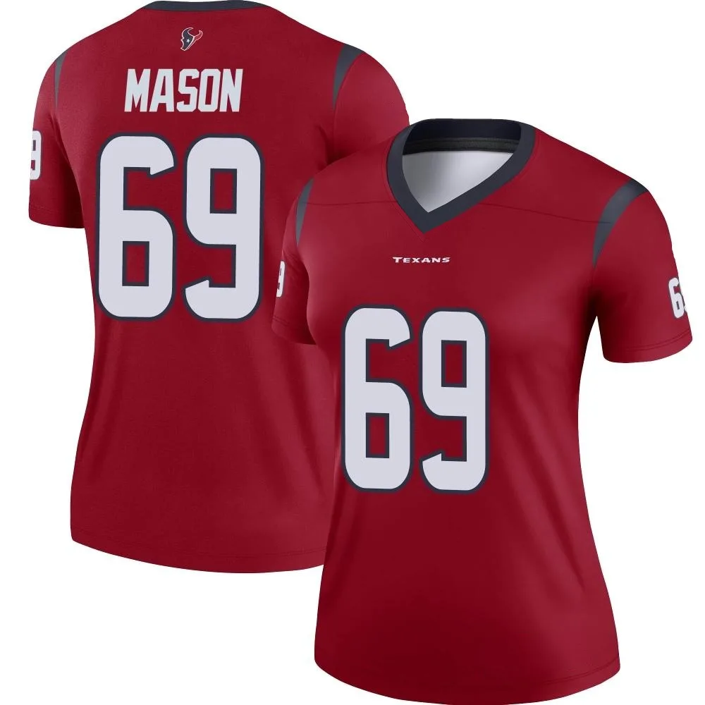 Women's Houston Texans Shaq Mason Nike Legend Red Jersey Women's Houston Texans Shaq Mason Nike Legend Red Jersey
