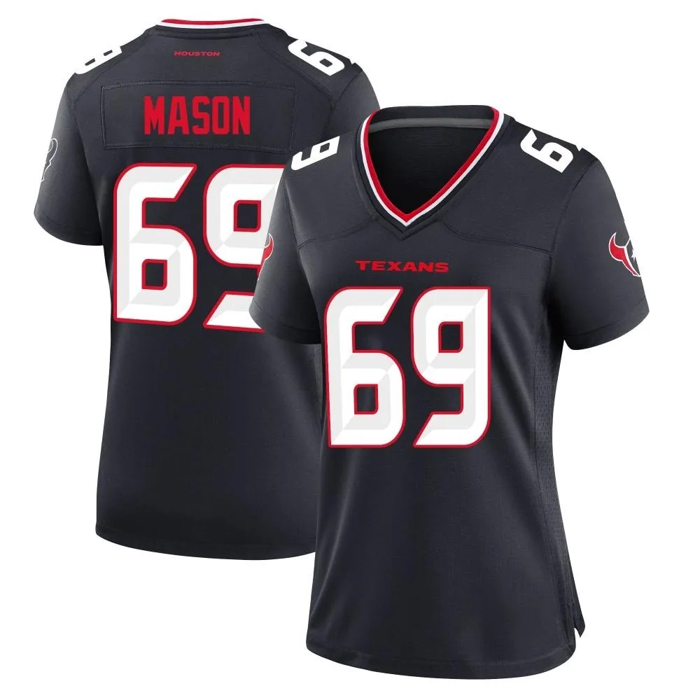 Women's Houston Texans Shaq Mason Nike Team Game Navy Jersey Women's Houston Texans Shaq Mason Nike Team Game Navy Jersey