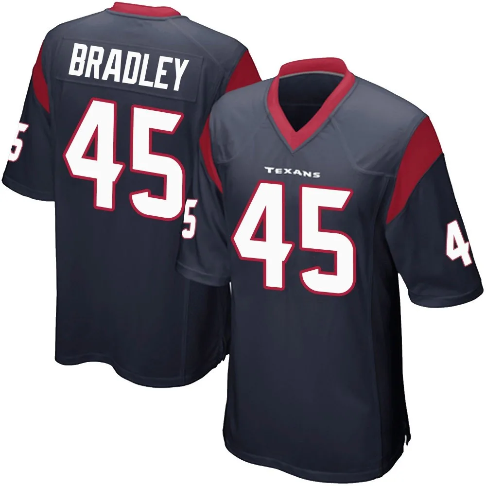 Youth Houston Texans Shaun Bradley Nike Team Color Game Navy Blue Jersey Youth Houston Texans Shaun Bradley Nike Team Color Game Navy Blue Jersey