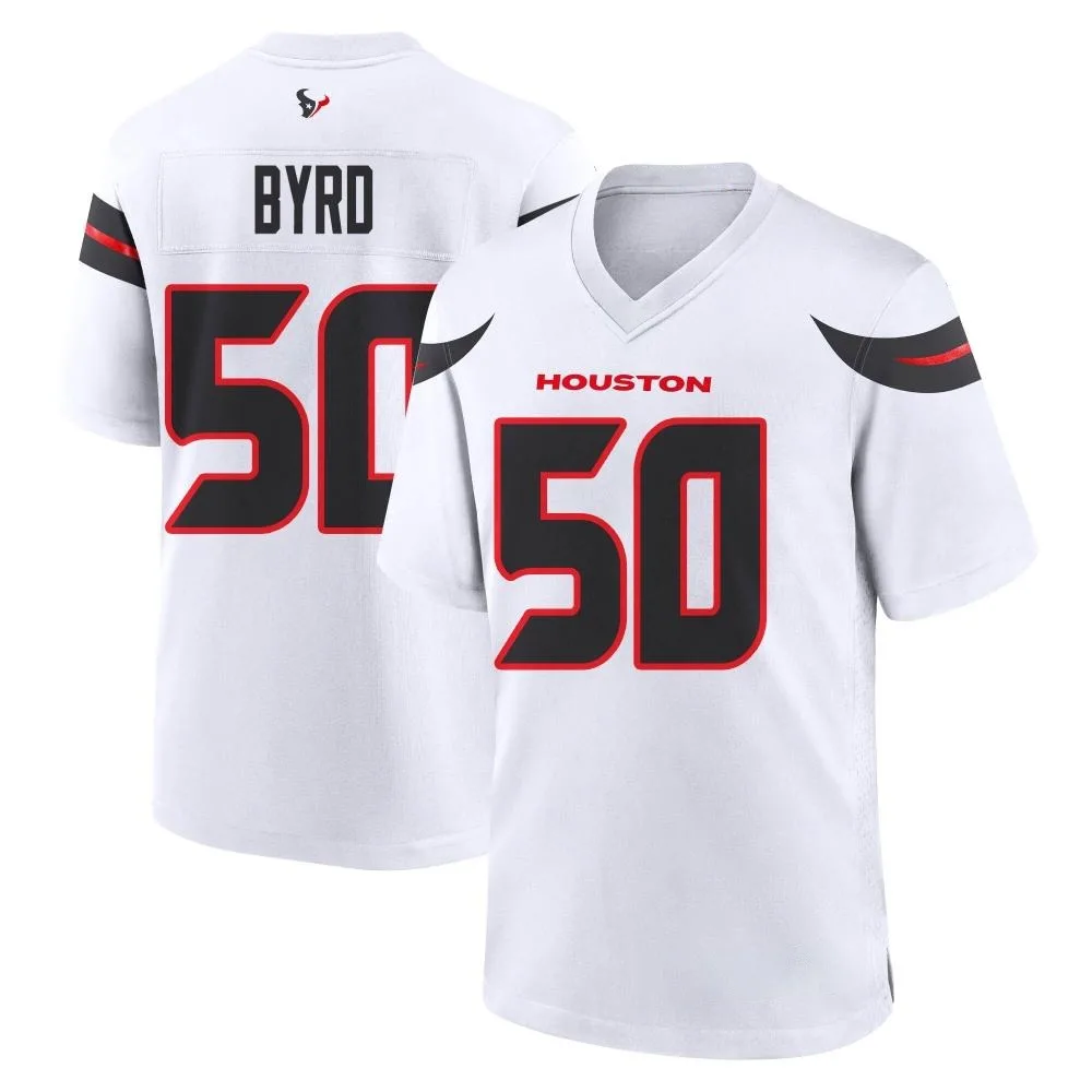 Men's Houston Texans Solomon Byrd Nike Game White Jersey Men's Houston Texans Solomon Byrd Nike Game White Jersey
