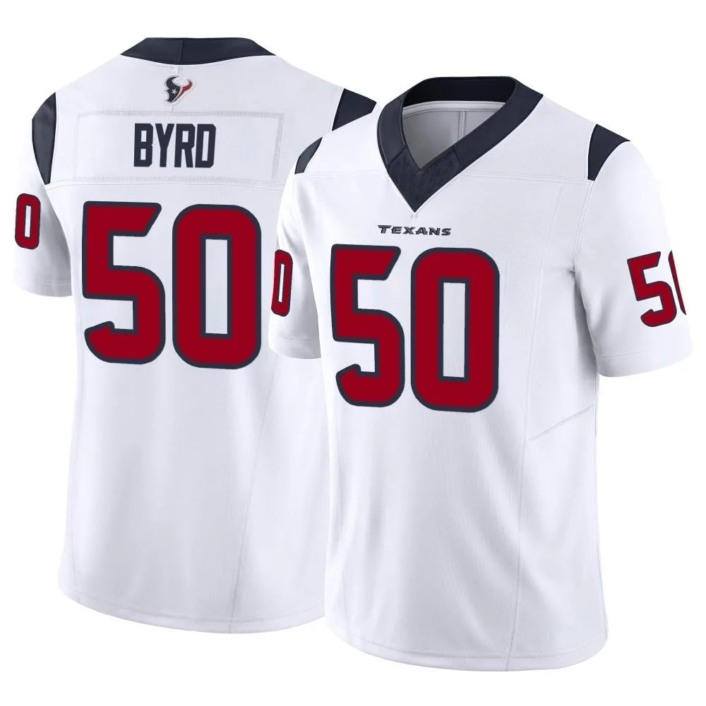 Men's Houston Texans Solomon Byrd Nike Vapor F.U.S.E. Limited White Jersey Men's Houston Texans Solomon Byrd Nike Vapor F.U.S.E. Limited White Jersey
