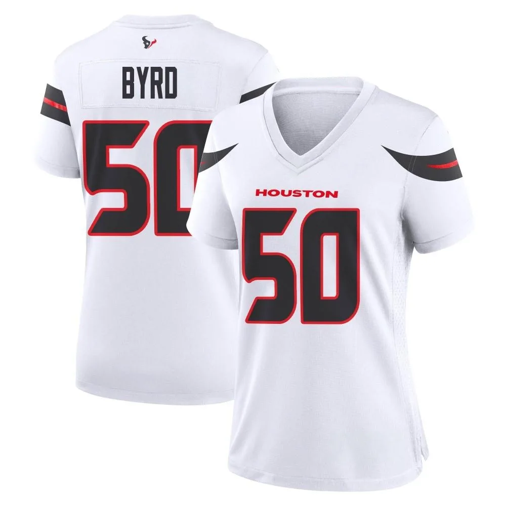 Women's Houston Texans Solomon Byrd Nike Game White Jersey Women's Houston Texans Solomon Byrd Nike Game White Jersey