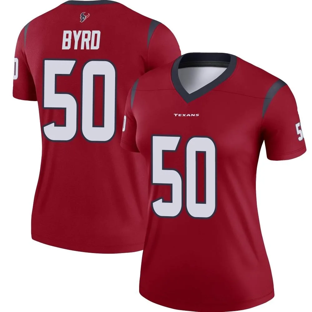 Women's Houston Texans Solomon Byrd Nike Legend Red Jersey Women's Houston Texans Solomon Byrd Nike Legend Red Jersey