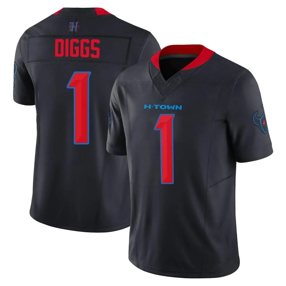 Men's Houston Texans Stefon Diggs Nike 2nd Alternate Vapor F.U.S.E. Limited Navy Jersey Men's Houston Texans Stefon Diggs Nike 2nd Alternate Vapor F.U.S.E. Limited Navy Jersey