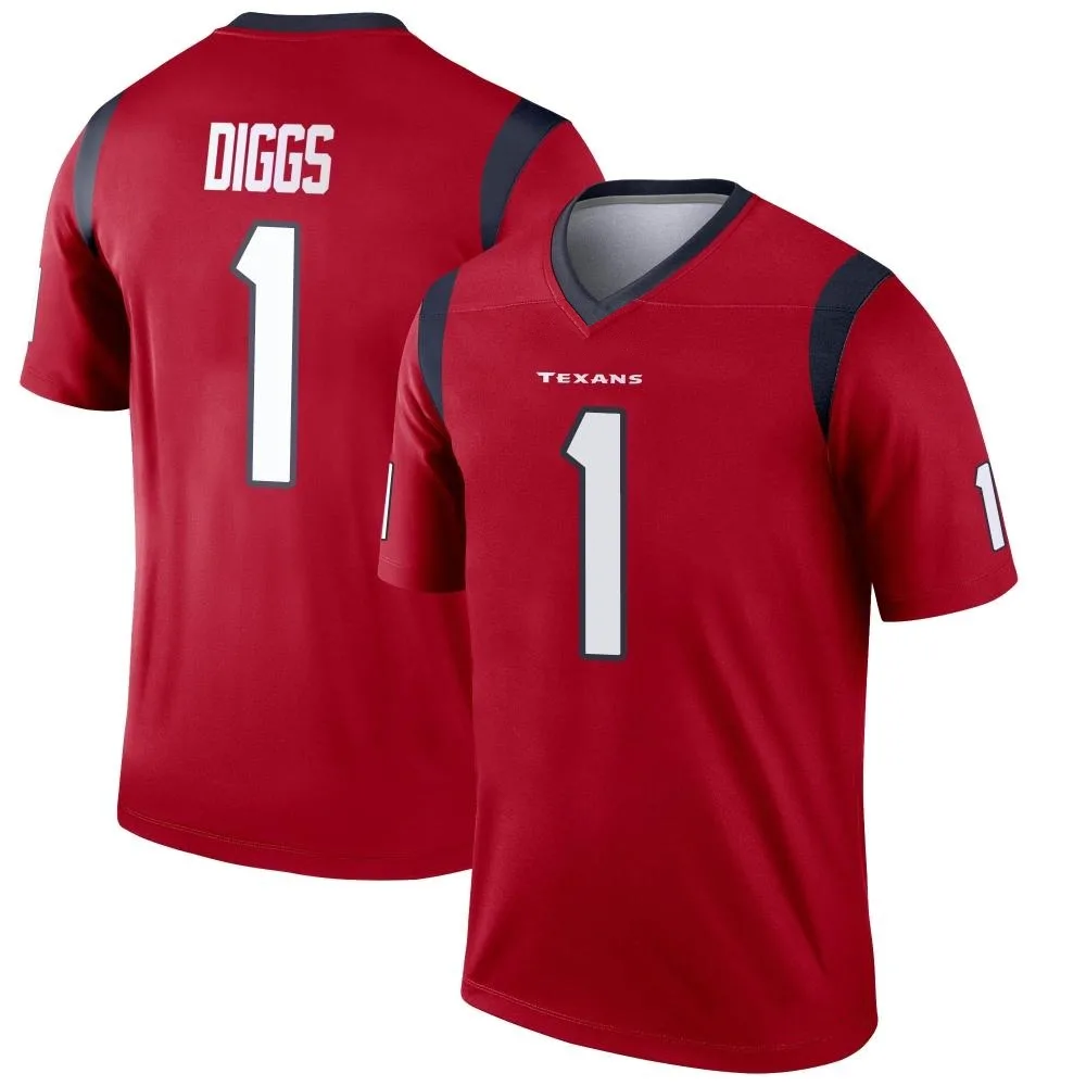 Men's Houston Texans Stefon Diggs Nike Legend Red Jersey Men's Houston Texans Stefon Diggs Nike Legend Red Jersey