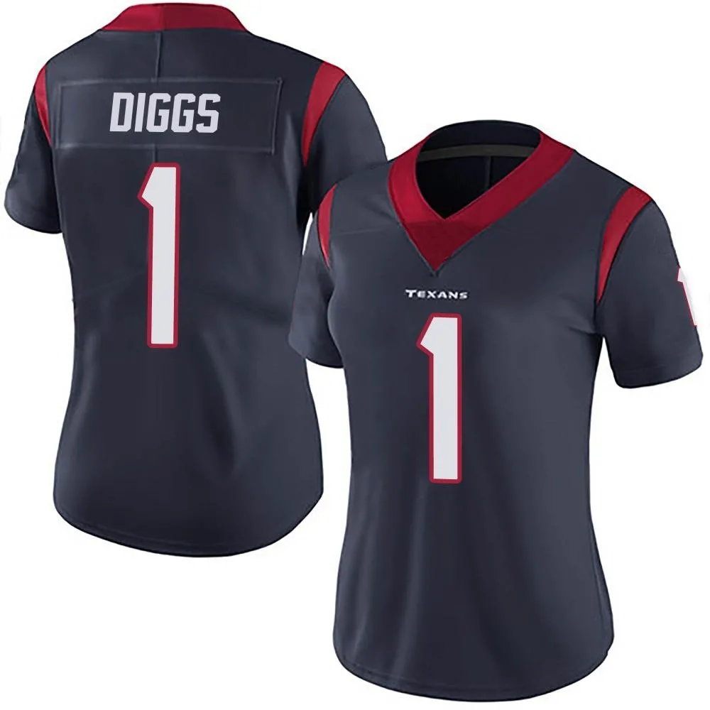 Women's Houston Texans Stefon Diggs Nike Team Color Vapor Untouchable Limited Navy Blue Jersey Women's Houston Texans Stefon Diggs Nike Team Color Vapor Untouchable Limited Navy Blue Jersey