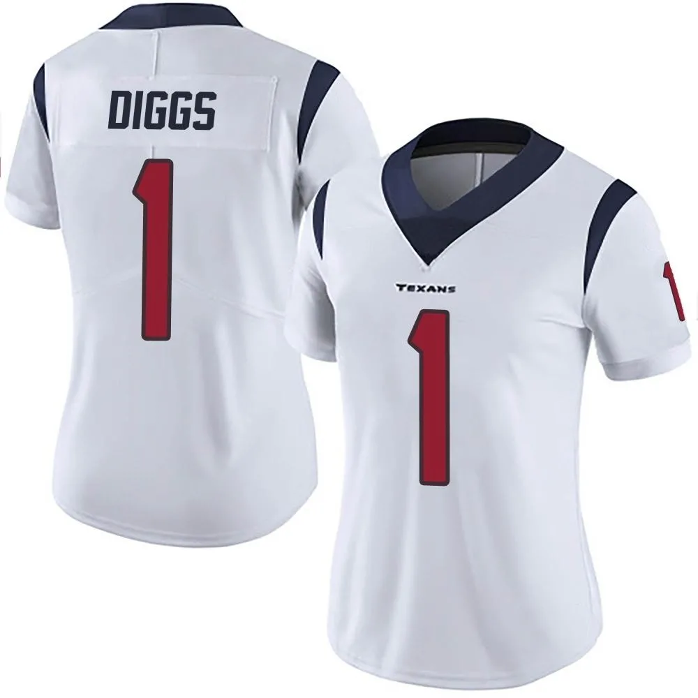 Women's Houston Texans Stefon Diggs Nike Vapor Untouchable Limited White Jersey Women's Houston Texans Stefon Diggs Nike Vapor Untouchable Limited White Jersey