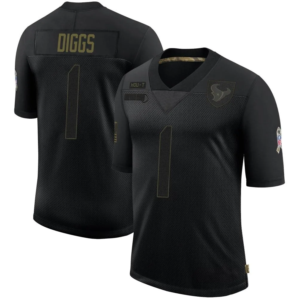 Youth Houston Texans Stefon Diggs Nike 2020 Salute To Service Limited Black Jersey Youth Houston Texans Stefon Diggs Nike 2020 Salute To Service Limited Black Jersey