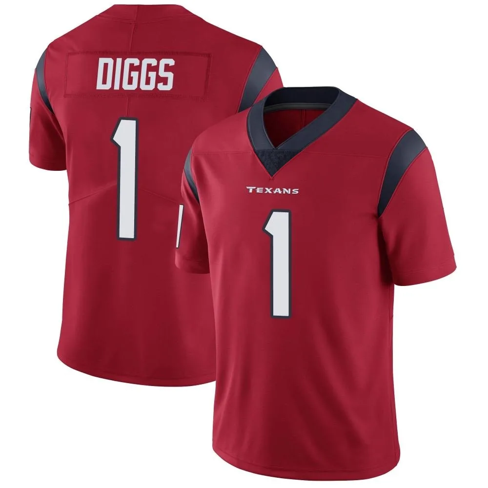 Youth Houston Texans Stefon Diggs Nike Alternate Vapor Untouchable Limited Red Jersey Youth Houston Texans Stefon Diggs Nike Alternate Vapor Untouchable Limited Red Jersey
