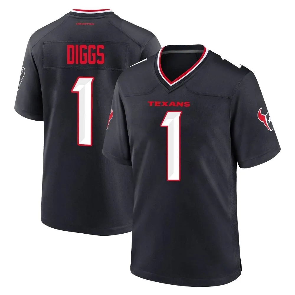 Youth Houston Texans Stefon Diggs Nike Team Game Navy Jersey Youth Houston Texans Stefon Diggs Nike Team Game Navy Jersey