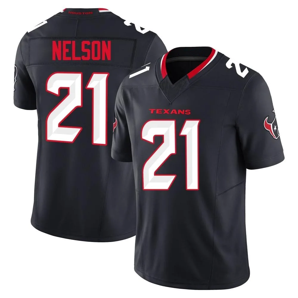 Men's Houston Texans Steven Nelson Nike Alternate Vapor F.U.S.E. Limited Navy Jersey Men's Houston Texans Steven Nelson Nike Alternate Vapor F.U.S.E. Limited Navy Jersey