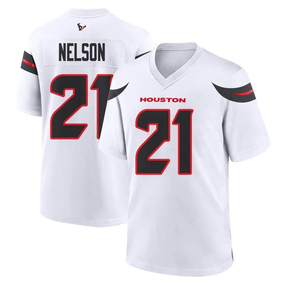Men's Houston Texans Steven Nelson Nike Game White Jersey Men's Houston Texans Steven Nelson Nike Game White Jersey