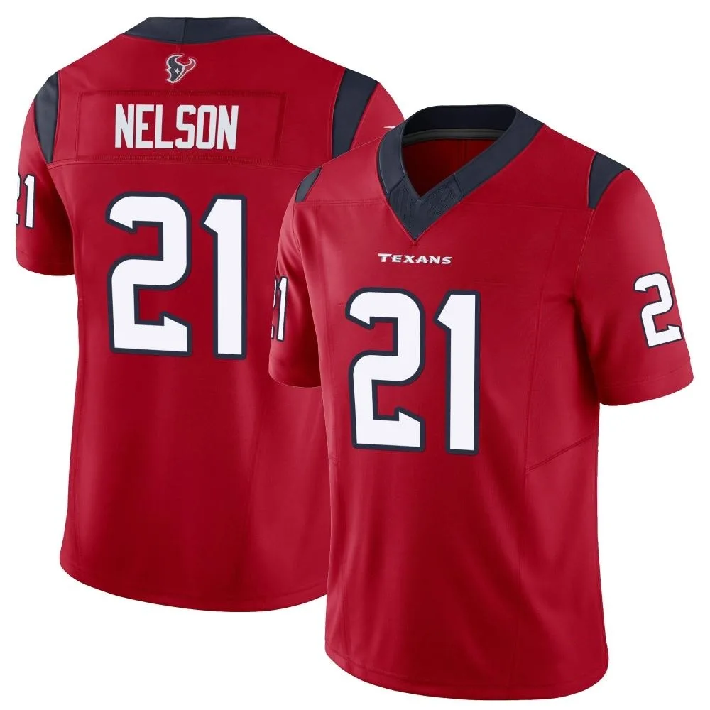 Youth Houston Texans Steven Nelson Nike Vapor F.U.S.E. Limited Red Jersey Youth Houston Texans Steven Nelson Nike Vapor F.U.S.E. Limited Red Jersey