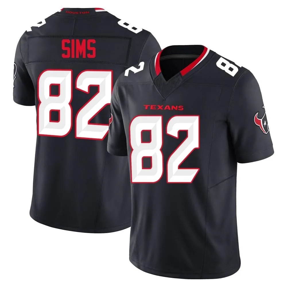 Men's Houston Texans Steven Sims Nike Alternate Vapor F.U.S.E. Limited Navy Jersey Men's Houston Texans Steven Sims Nike Alternate Vapor F.U.S.E. Limited Navy Jersey