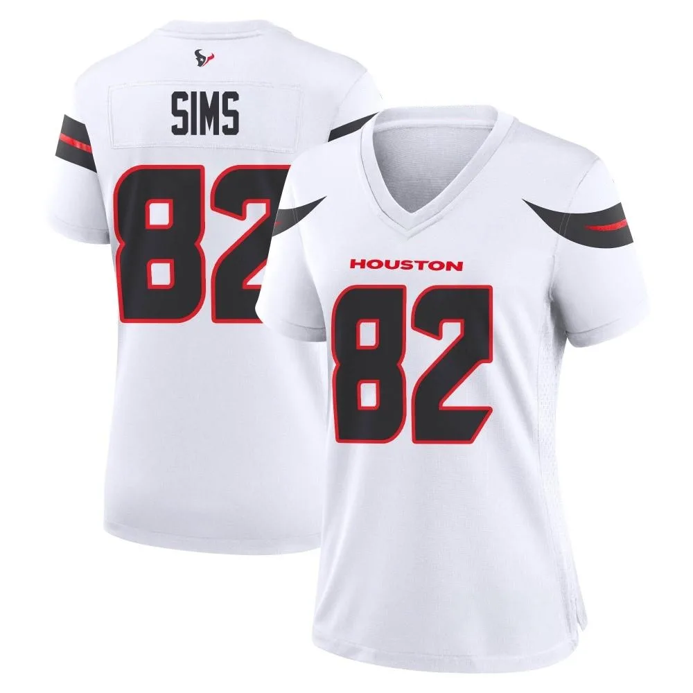 Women's Houston Texans Steven Sims Nike Game White Jersey Women's Houston Texans Steven Sims Nike Game White Jersey