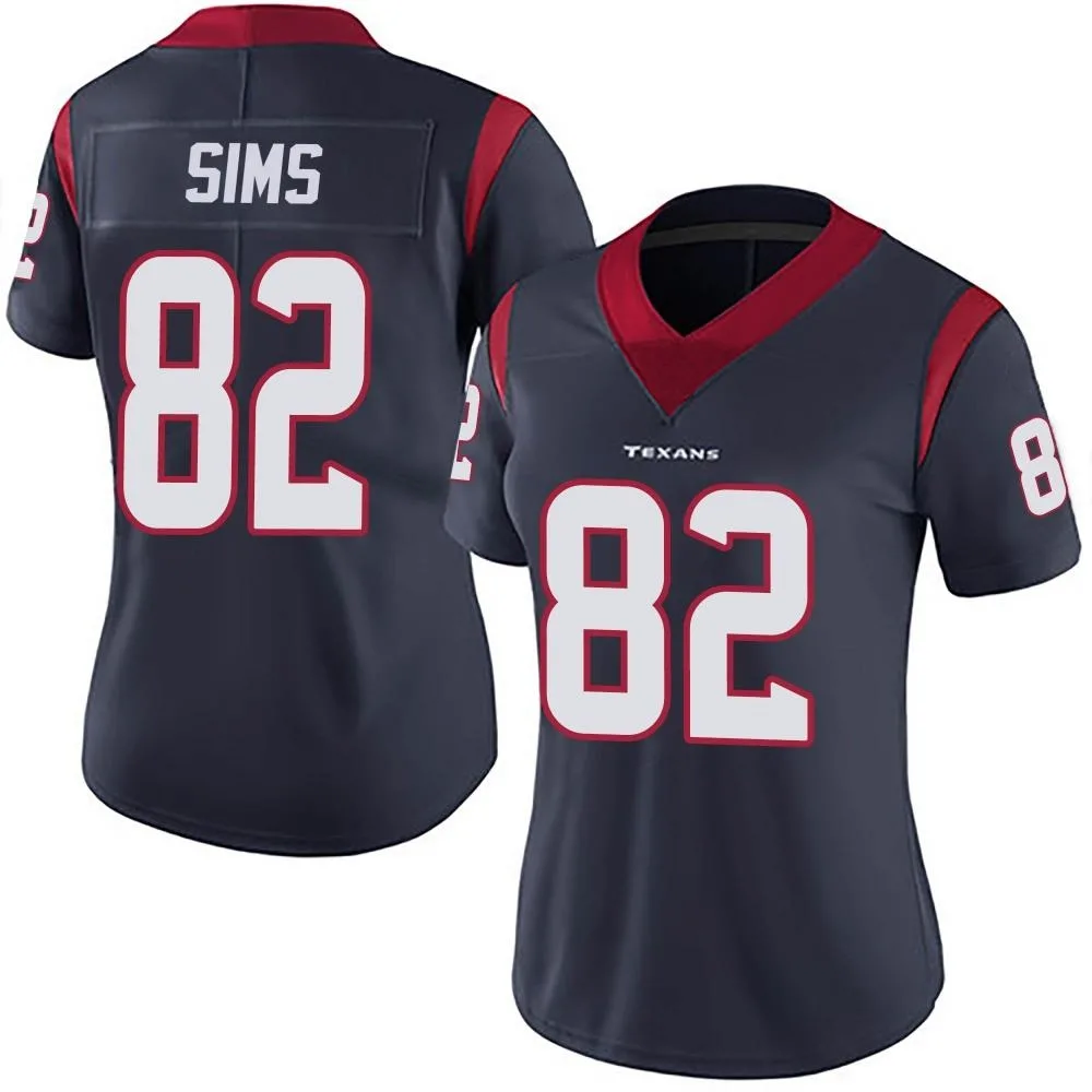 Women's Houston Texans Steven Sims Nike Team Color Vapor Untouchable Limited Navy Blue Jersey Women's Houston Texans Steven Sims Nike Team Color Vapor Untouchable Limited Navy Blue Jersey