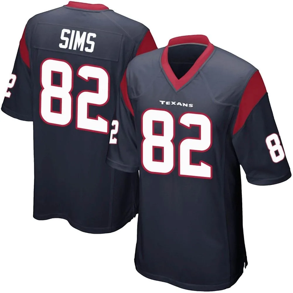 Youth Houston Texans Steven Sims Nike Team Color Game Navy Blue Jersey Youth Houston Texans Steven Sims Nike Team Color Game Navy Blue Jersey