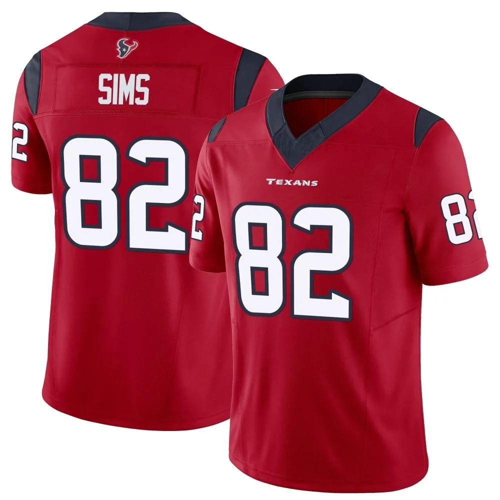 Youth Houston Texans Steven Sims Nike Vapor F.U.S.E. Limited Red Jersey Youth Houston Texans Steven Sims Nike Vapor F.U.S.E. Limited Red Jersey