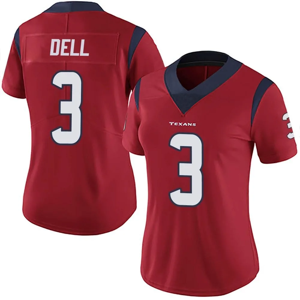 Women's Houston Texans Tank Dell Nike Alternate Vapor Untouchable Limited Red Jersey Women's Houston Texans Tank Dell Nike Alternate Vapor Untouchable Limited Red Jersey