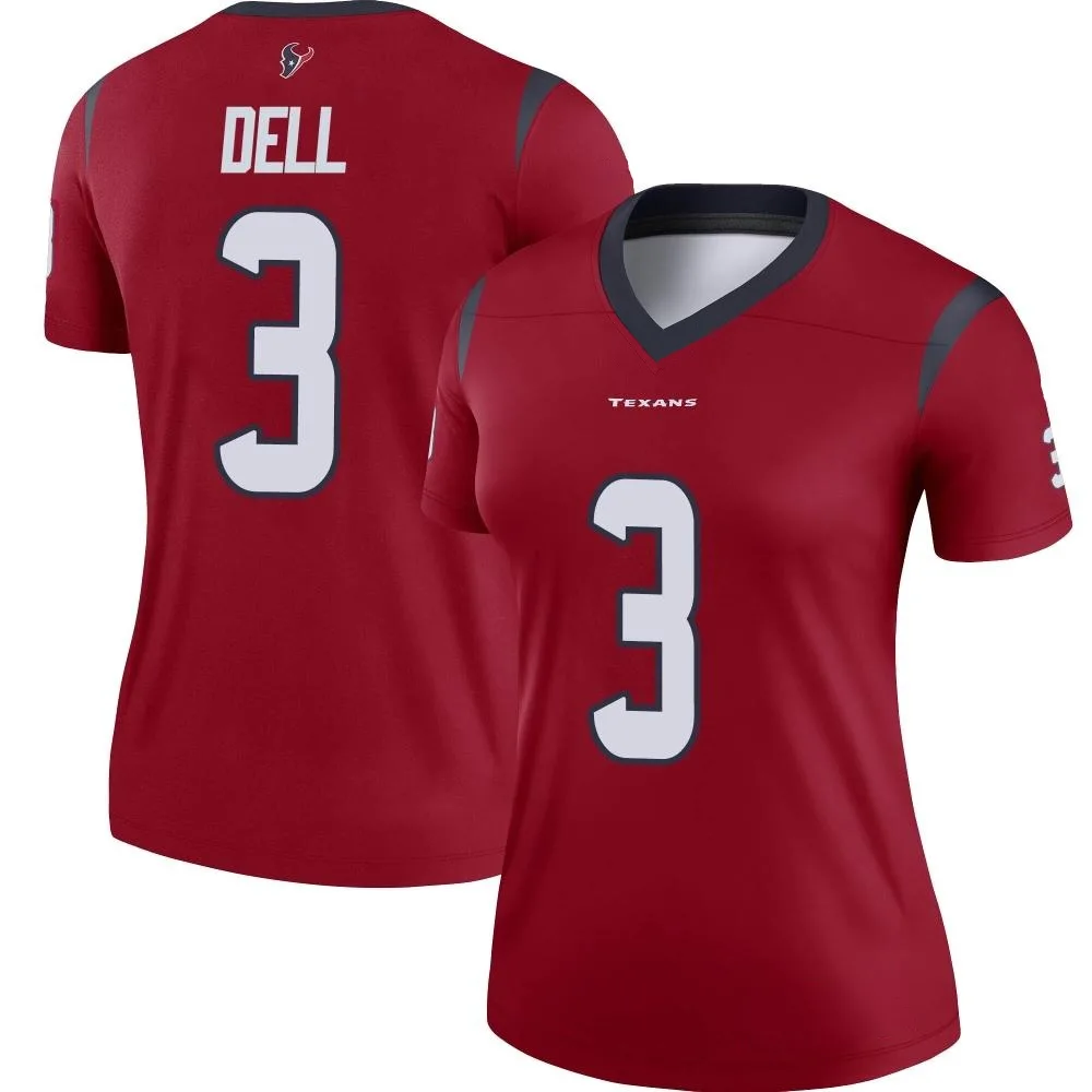 Women's Houston Texans Tank Dell Nike Legend Red Jersey Women's Houston Texans Tank Dell Nike Legend Red Jersey