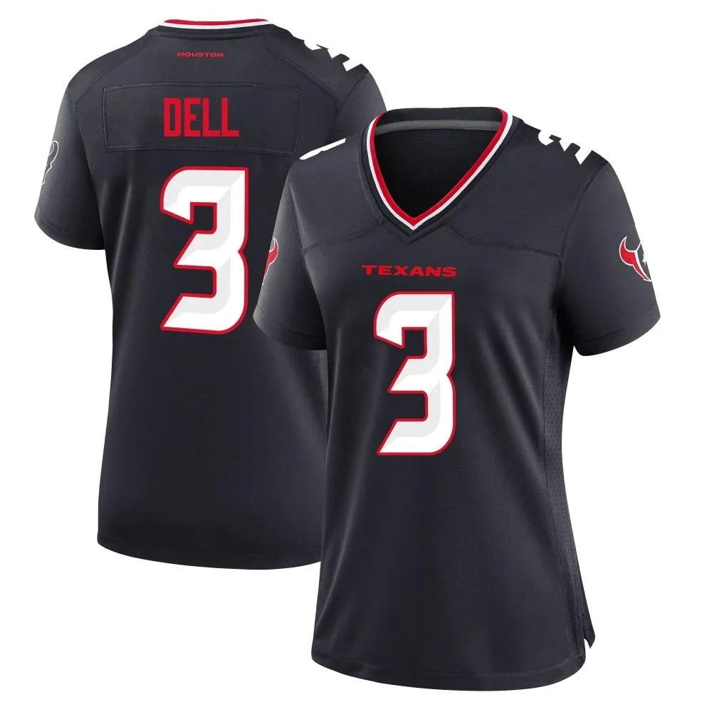 Women's Houston Texans Tank Dell Nike Team Game Navy Jersey Women's Houston Texans Tank Dell Nike Team Game Navy Jersey