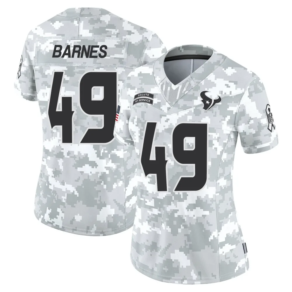 Women's Houston Texans Tarique Barnes Nike 2024 Salute to Service Limited Arctic Camo Jersey Women's Houston Texans Tarique Barnes Nike 2024 Salute to Service Limited Arctic Camo Jersey