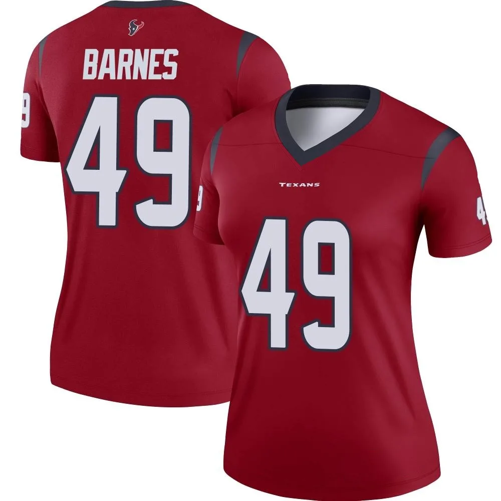 Women's Houston Texans Tarique Barnes Nike Legend Red Jersey Women's Houston Texans Tarique Barnes Nike Legend Red Jersey