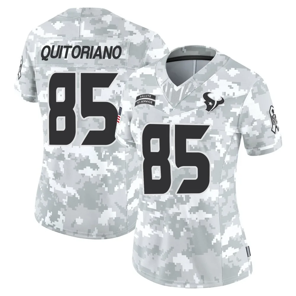 Women's Houston Texans Teagan Quitoriano Nike 2024 Salute to Service Limited Arctic Camo Jersey Women's Houston Texans Teagan Quitoriano Nike 2024 Salute to Service Limited Arctic Camo Jersey