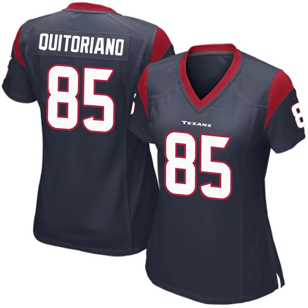 Women's Houston Texans Teagan Quitoriano Nike Team Color Game Navy Blue Jersey Women's Houston Texans Teagan Quitoriano Nike Team Color Game Navy Blue Jersey
