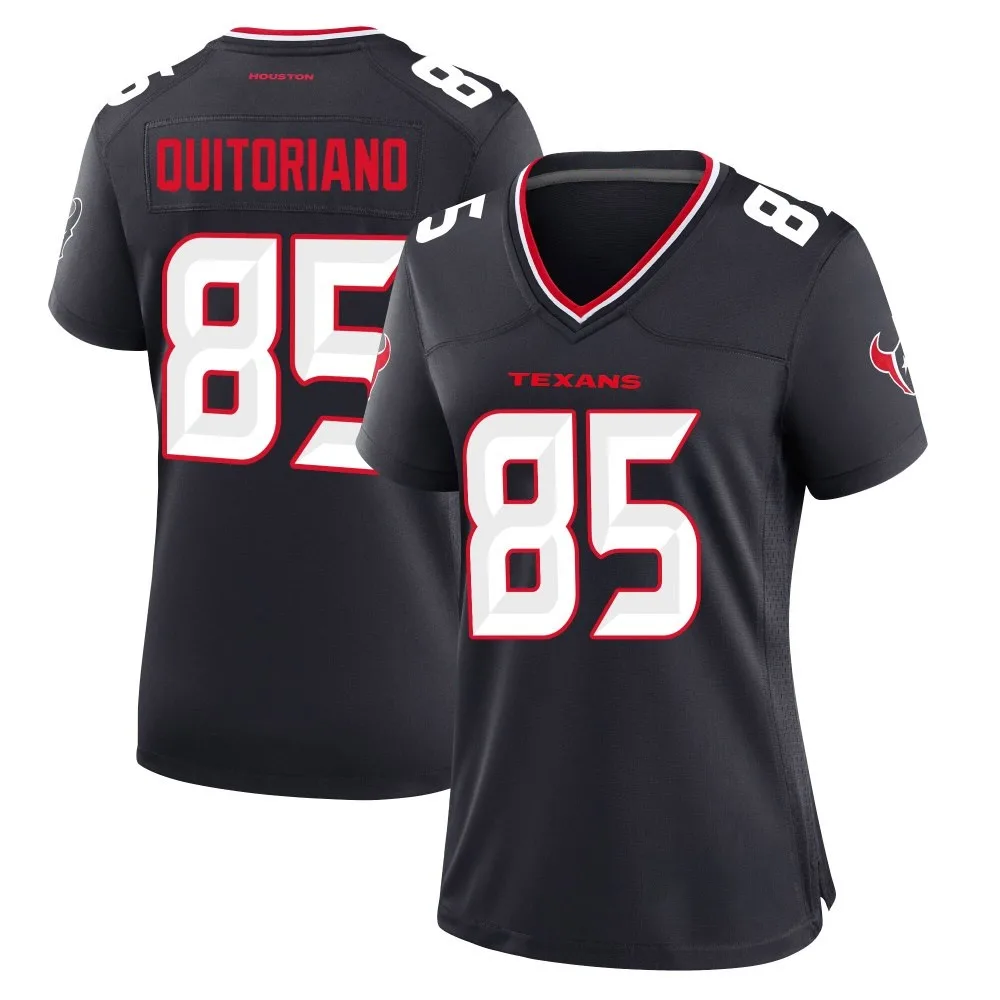 Women's Houston Texans Teagan Quitoriano Nike Team Game Navy Jersey Women's Houston Texans Teagan Quitoriano Nike Team Game Navy Jersey