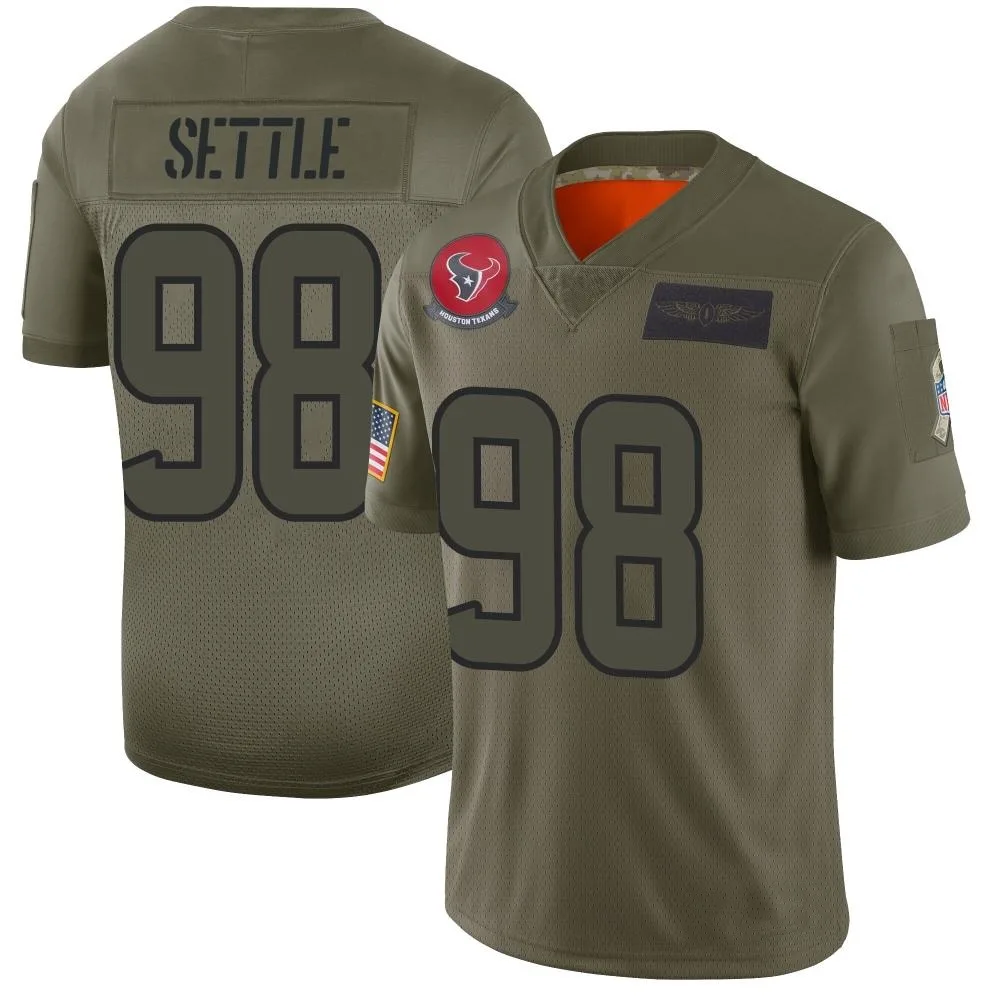 Men's Houston Texans Tim Settle Jr. Nike 2019 Salute to Service Limited Camo Jersey Men's Houston Texans Tim Settle Jr. Nike 2019 Salute to Service Limited Camo Jersey