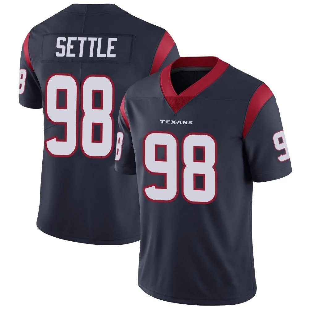 Youth Houston Texans Tim Settle Jr. Nike Team Color Vapor Untouchable Limited Navy Blue Jersey Youth Houston Texans Tim Settle Jr. Nike Team Color Vapor Untouchable Limited Navy Blue Jersey