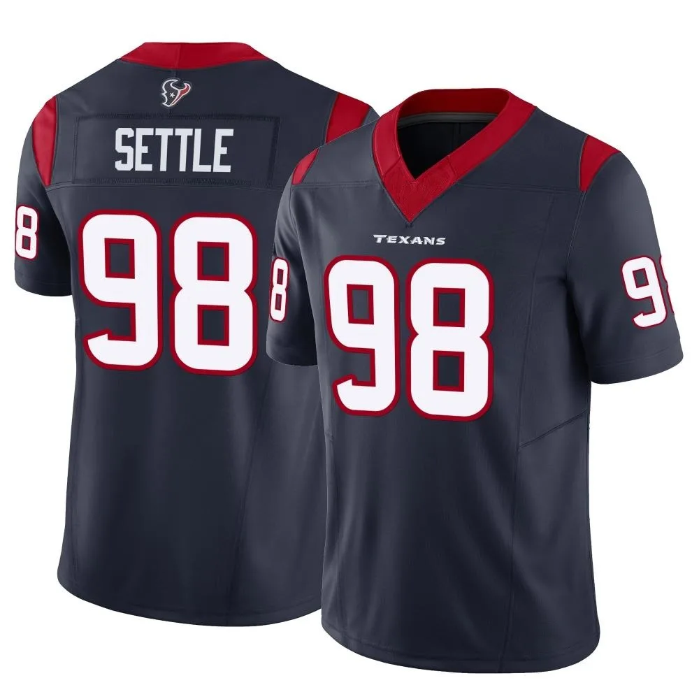 Youth Houston Texans Tim Settle Jr. Nike Vapor F.U.S.E. Limited Navy Jersey Youth Houston Texans Tim Settle Jr. Nike Vapor F.U.S.E. Limited Navy Jersey