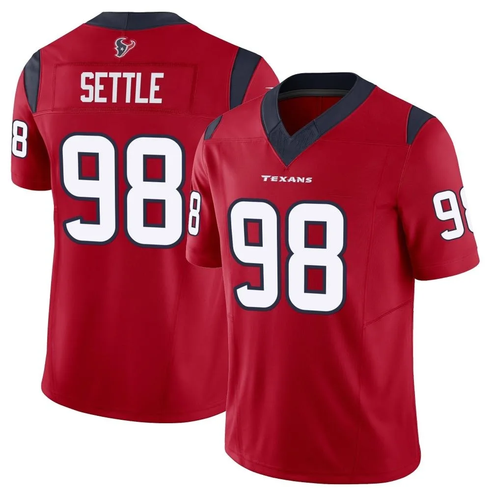 Youth Houston Texans Tim Settle Jr. Nike Vapor F.U.S.E. Limited Red Jersey Youth Houston Texans Tim Settle Jr. Nike Vapor F.U.S.E. Limited Red Jersey