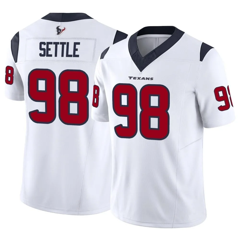 Youth Houston Texans Tim Settle Jr. Nike Vapor F.U.S.E. Limited White Jersey Youth Houston Texans Tim Settle Jr. Nike Vapor F.U.S.E. Limited White Jersey