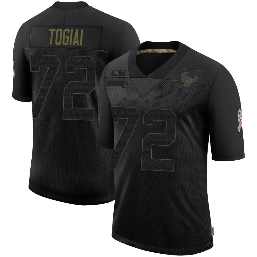 Youth Houston Texans Tommy Togiai Nike 2020 Salute To Service Limited Black Jersey Youth Houston Texans Tommy Togiai Nike 2020 Salute To Service Limited Black Jersey