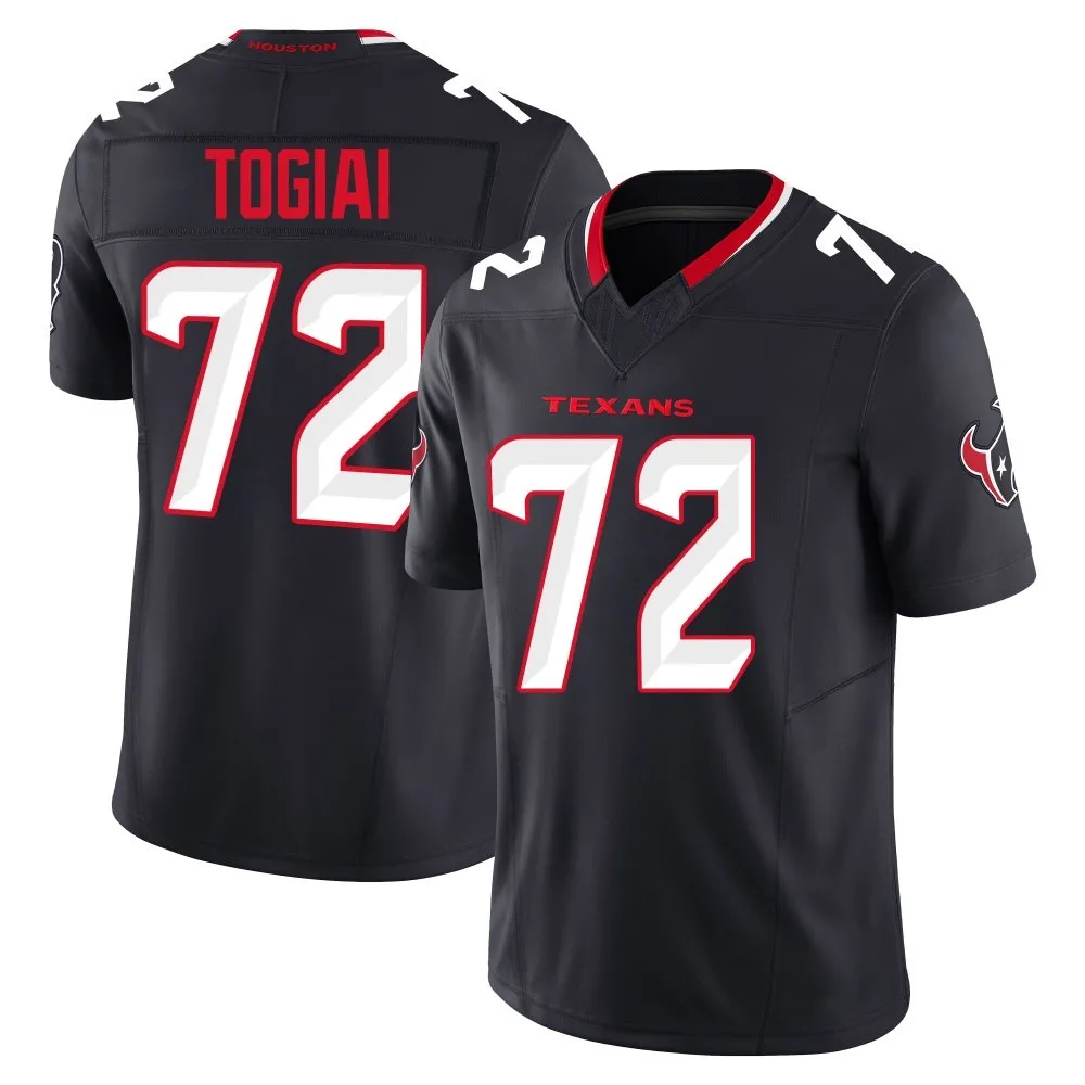 Youth Houston Texans Tommy Togiai Nike Alternate Vapor F.U.S.E. Limited Navy Jersey Youth Houston Texans Tommy Togiai Nike Alternate Vapor F.U.S.E. Limited Navy Jersey