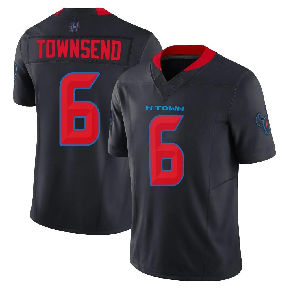 Men's Houston Texans Tommy Townsend Nike 2nd Alternate Vapor F.U.S.E. Limited Navy Jersey Men's Houston Texans Tommy Townsend Nike 2nd Alternate Vapor F.U.S.E. Limited Navy Jersey