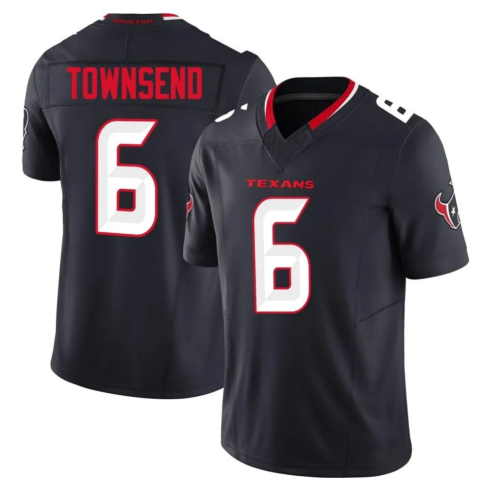 Men's Houston Texans Tommy Townsend Nike Alternate Vapor F.U.S.E. Limited Navy Jersey Men's Houston Texans Tommy Townsend Nike Alternate Vapor F.U.S.E. Limited Navy Jersey