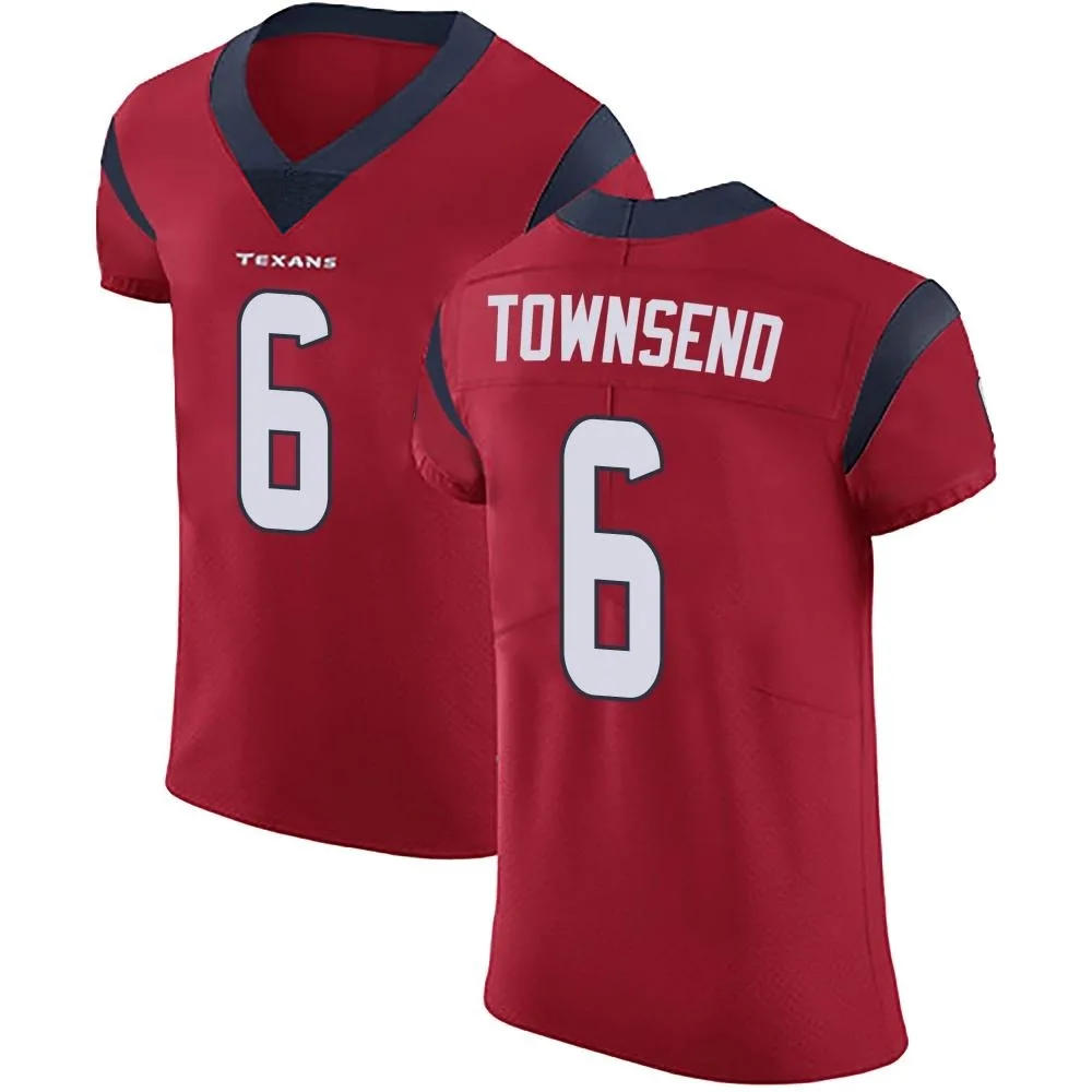 Men's Houston Texans Tommy Townsend Nike Alternate Vapor Untouchable Elite Red Jersey Men's Houston Texans Tommy Townsend Nike Alternate Vapor Untouchable Elite Red Jersey