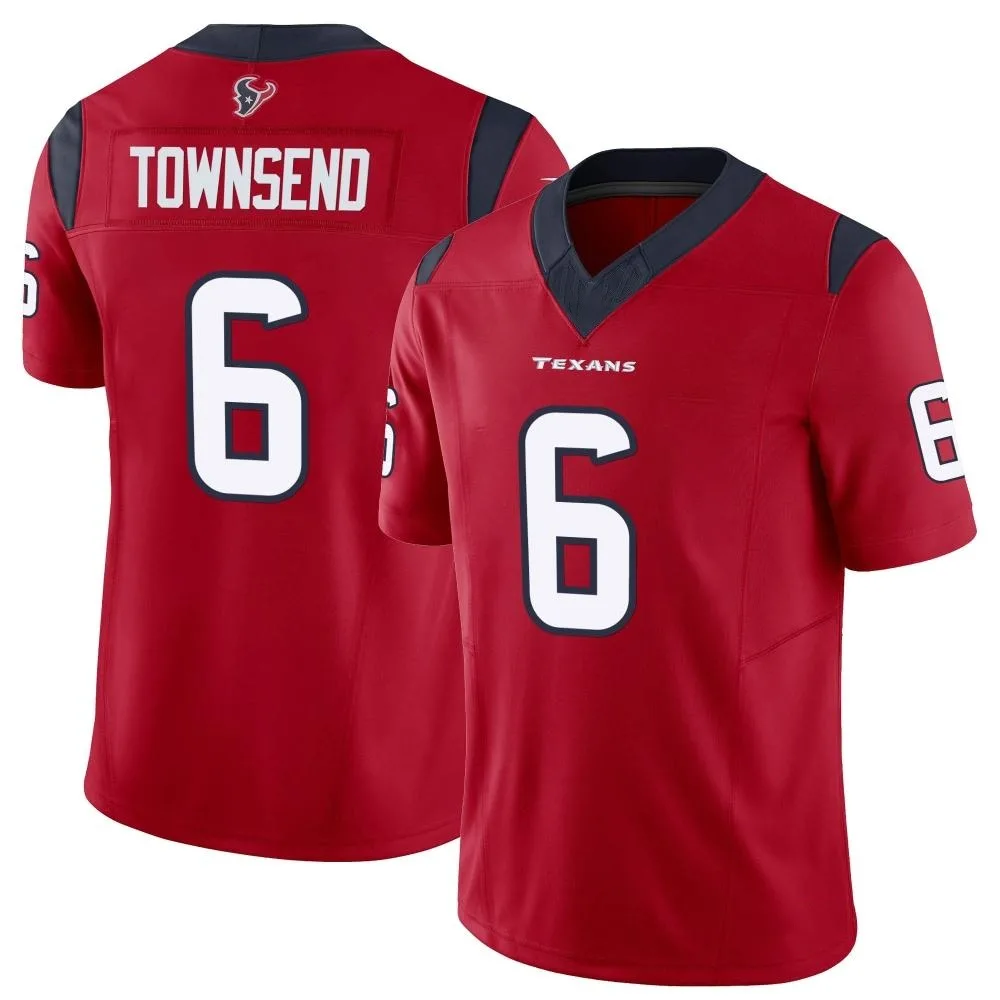 Men's Houston Texans Tommy Townsend Nike Vapor F.U.S.E. Limited Red Jersey Men's Houston Texans Tommy Townsend Nike Vapor F.U.S.E. Limited Red Jersey