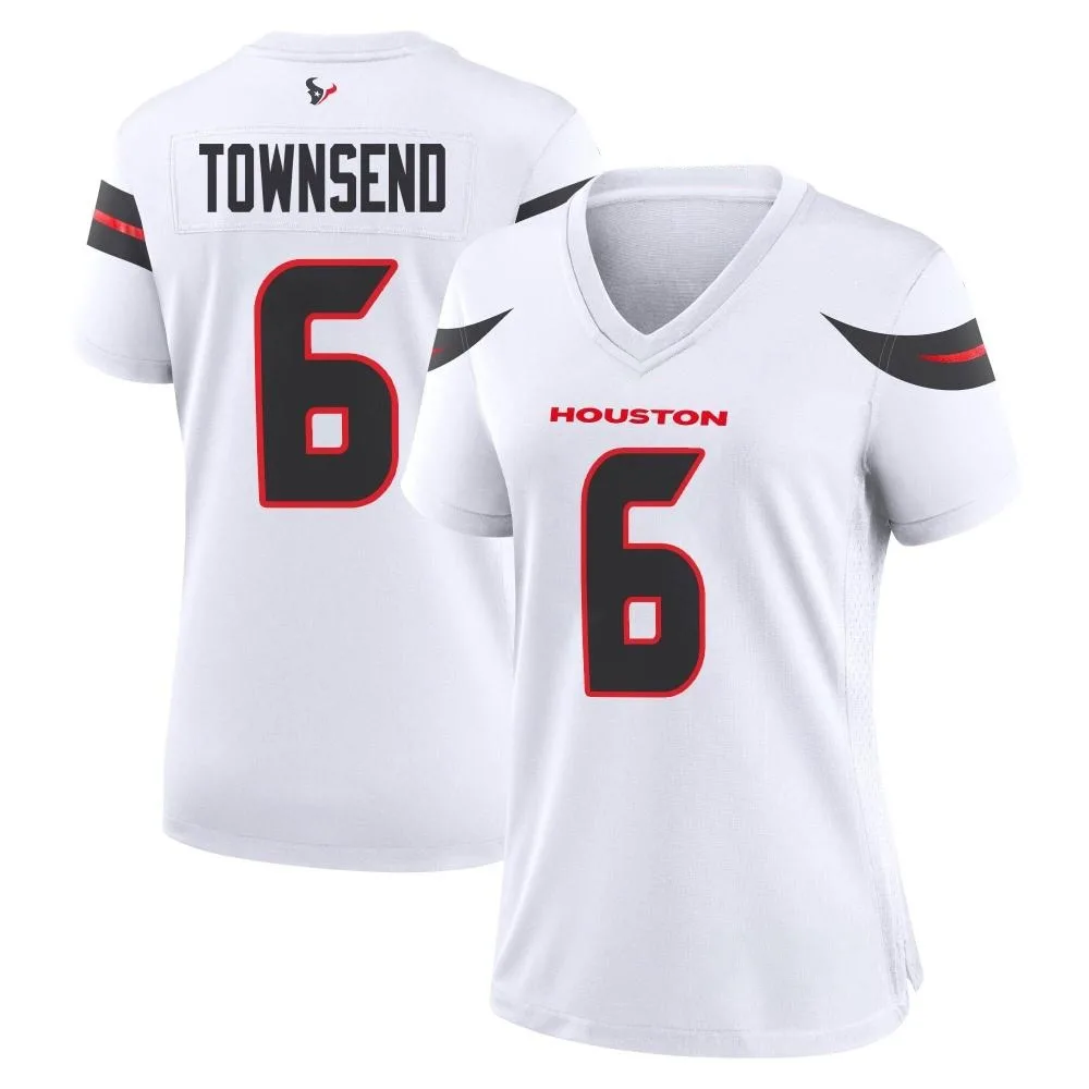 Women's Houston Texans Tommy Townsend Nike Game White Jersey Women's Houston Texans Tommy Townsend Nike Game White Jersey
