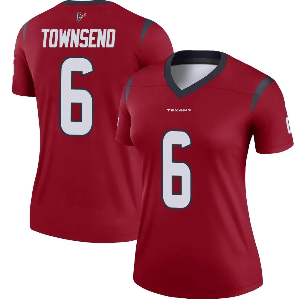 Women's Houston Texans Tommy Townsend Nike Legend Red Jersey Women's Houston Texans Tommy Townsend Nike Legend Red Jersey