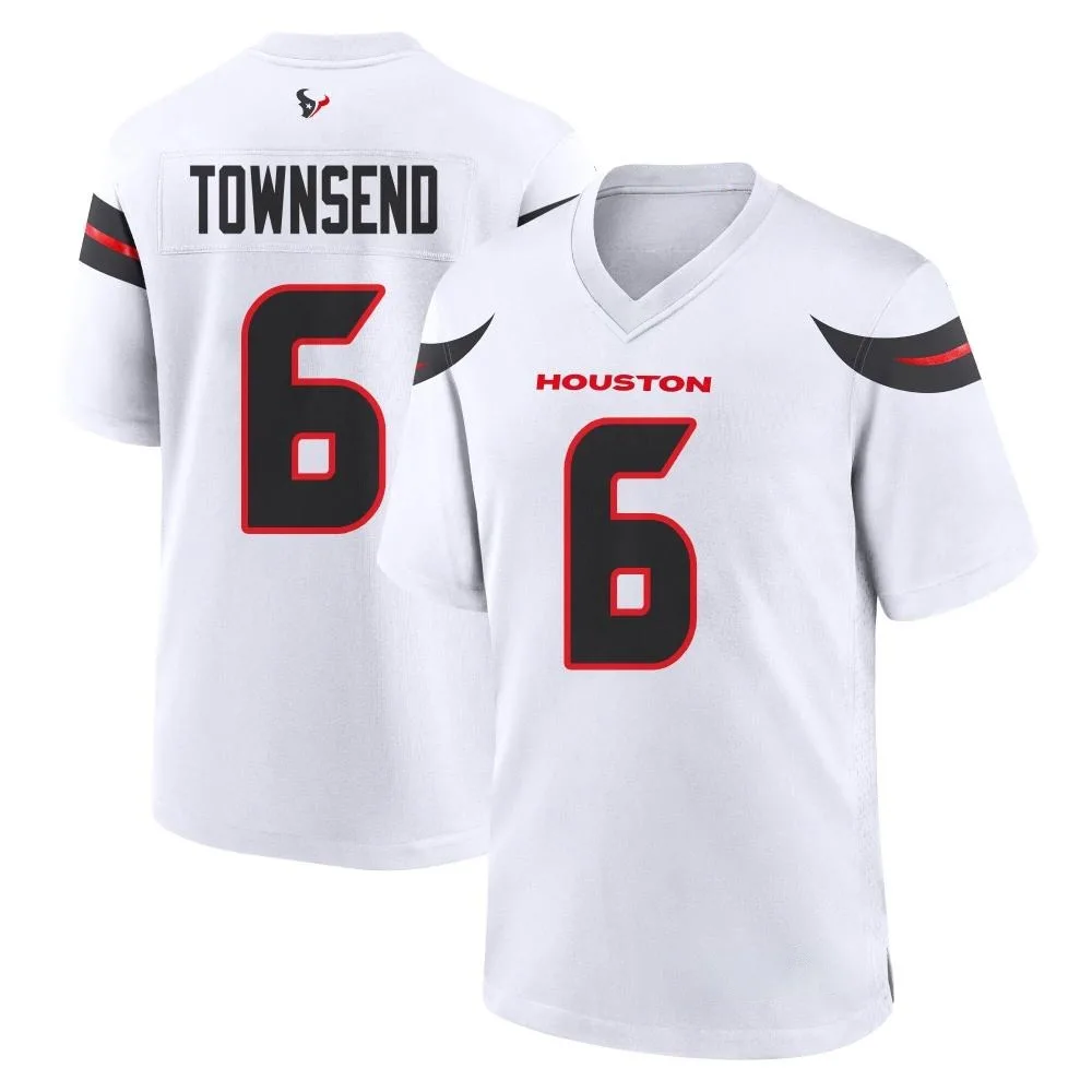 Youth Houston Texans Tommy Townsend Nike Game White Jersey Youth Houston Texans Tommy Townsend Nike Game White Jersey