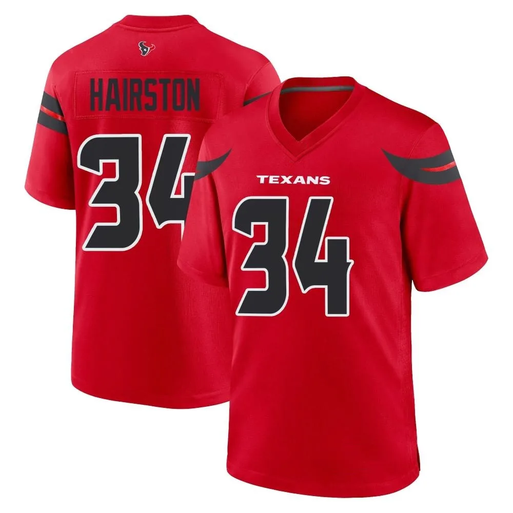 Men's Houston Texans Troy Hairston Nike Alternate Game Red Jersey Men's Houston Texans Troy Hairston Nike Alternate Game Red Jersey