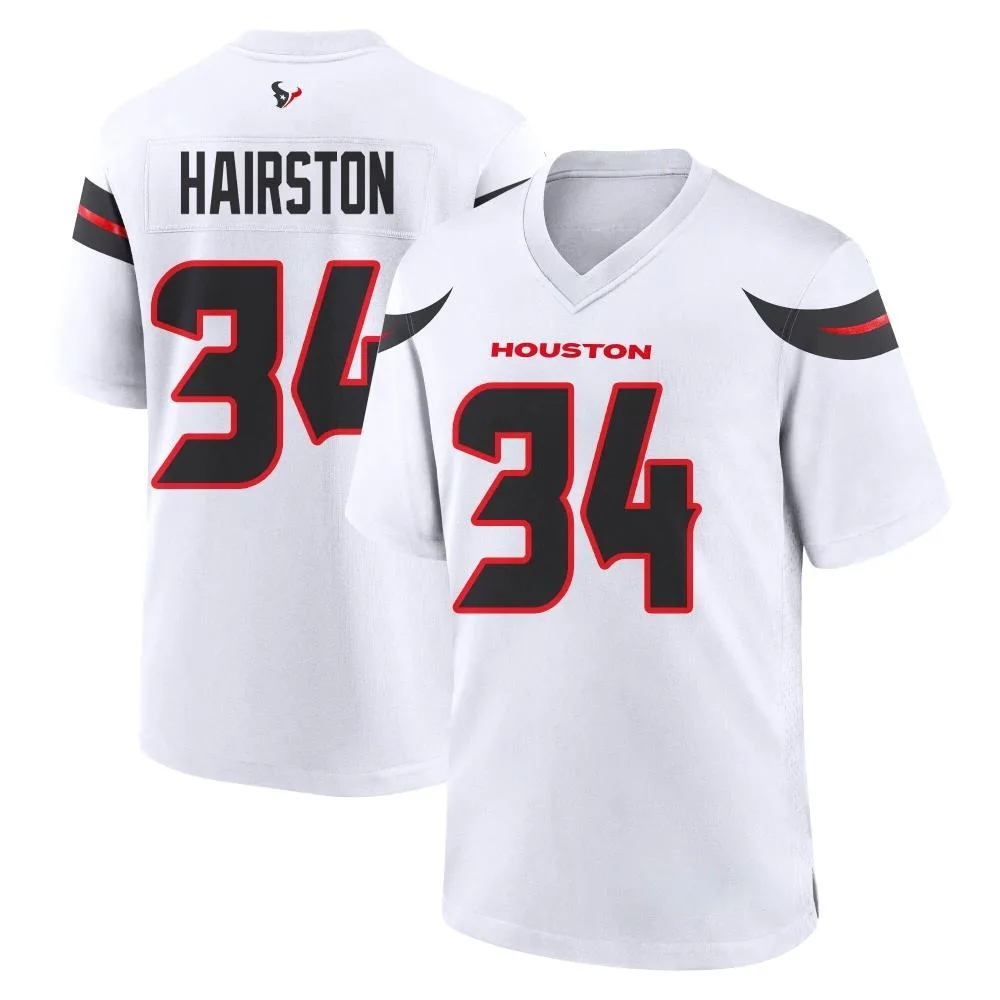 Men's Houston Texans Troy Hairston Nike Game White Jersey Men's Houston Texans Troy Hairston Nike Game White Jersey
