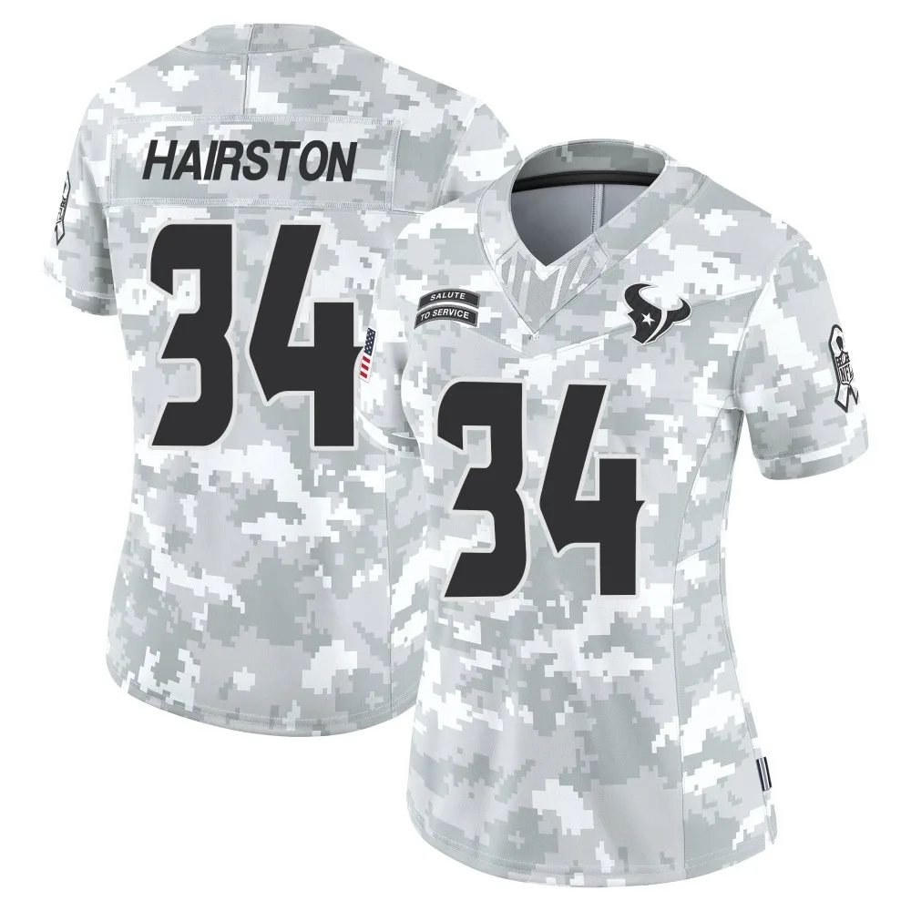 Women's Houston Texans Troy Hairston Nike 2024 Salute to Service Limited Arctic Camo Jersey Women's Houston Texans Troy Hairston Nike 2024 Salute to Service Limited Arctic Camo Jersey