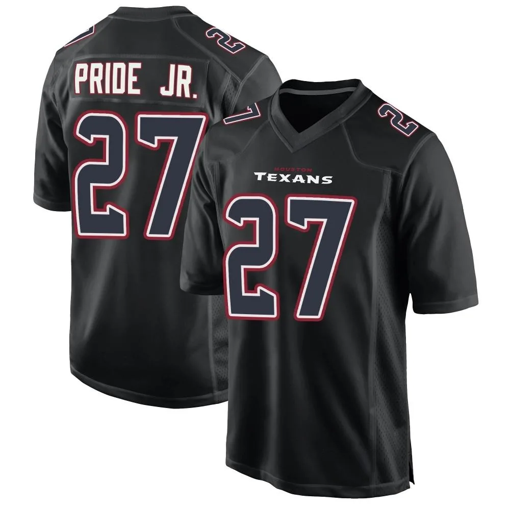 Men's Houston Texans Troy Pride Jr. Nike Fashion Game Black Jersey Men's Houston Texans Troy Pride Jr. Nike Fashion Game Black Jersey