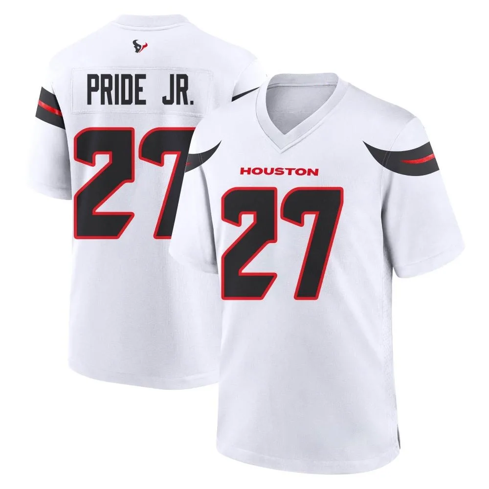 Men's Houston Texans Troy Pride Jr. Nike Game White Jersey Men's Houston Texans Troy Pride Jr. Nike Game White Jersey