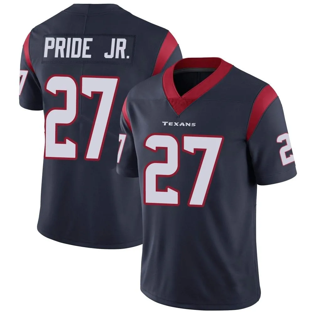 Men's Houston Texans Troy Pride Jr. Nike Team Color Vapor Untouchable Limited Navy Blue Jersey Men's Houston Texans Troy Pride Jr. Nike Team Color Vapor Untouchable Limited Navy Blue Jersey